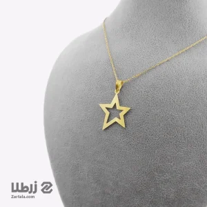 پلاک طرح ستاره توخالی