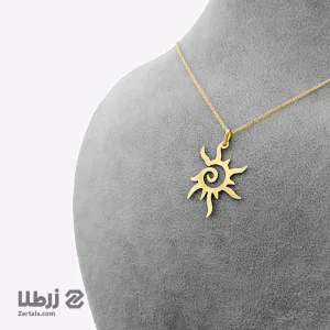 پلاک طرح خورشید کد PE01075