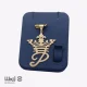 پلاک طرح P تاج کد PE01345 6 پلاک طرح P تاج کد PE01345