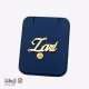 پلاک اسم زری (Zari) با حرف M آویز کد PE01331