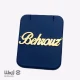 پلاک اسم بهروز انگلیسی (Behrouz) کد PE01330 7 e4
